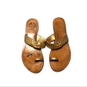 Tory Burch Gold Sandals